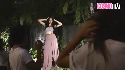 Behind the scene during COSMO Mag photoshoot Ccc