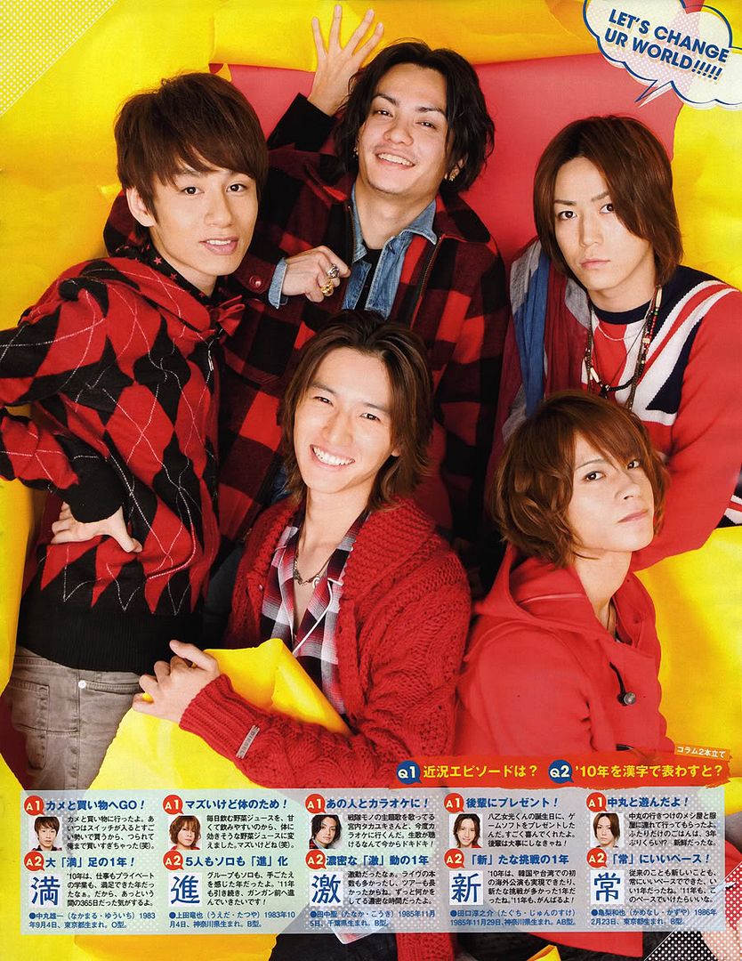 KAT-TUN in February's 2011 issue of Popolo Popolo22011_4