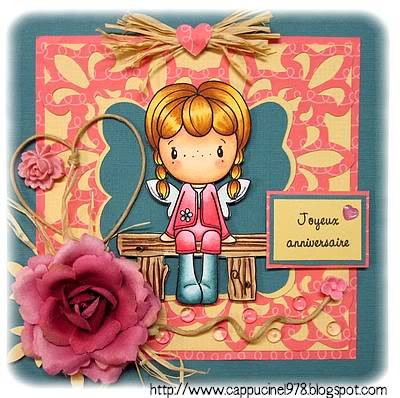 6 avril : 2 cartes (1 Magnolia, 1 CC Designs) 28-Roseetturquoise