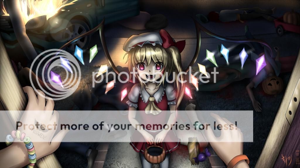 Anime - Halloween Pack Konachancom-118587blonde_hairbloodflandre_scarlethalloweenhweggired_eyestagmetouhouwings