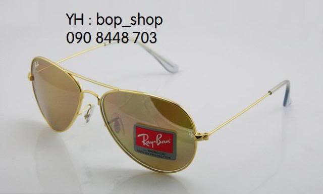 Toàn Quốc-BOP SHOP : www.WEBBOPSHOP.TK thời trang hàn quốc Mắt kính,Đồng hồ,trang sức Rb3025-gold