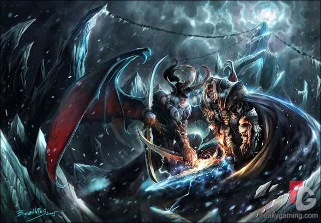 Một số hình ảnh ấn tượng trong Dota Arthas_vs_illidan