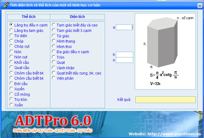 Tiện ích tính diện tích và thể tích một số hình cơ bản 21-05-20101-22-11PM