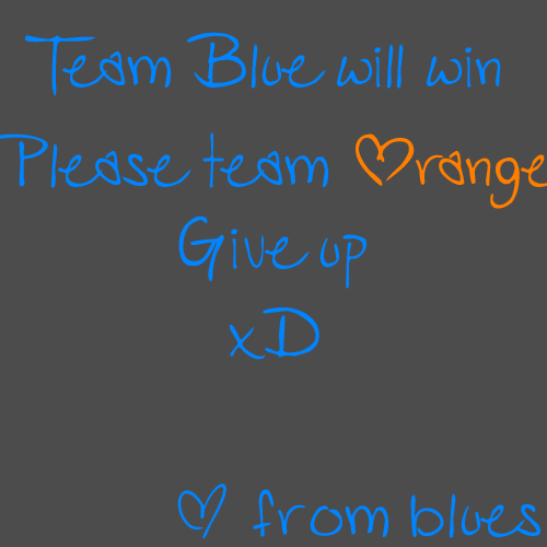 Come Blue! Please-blue