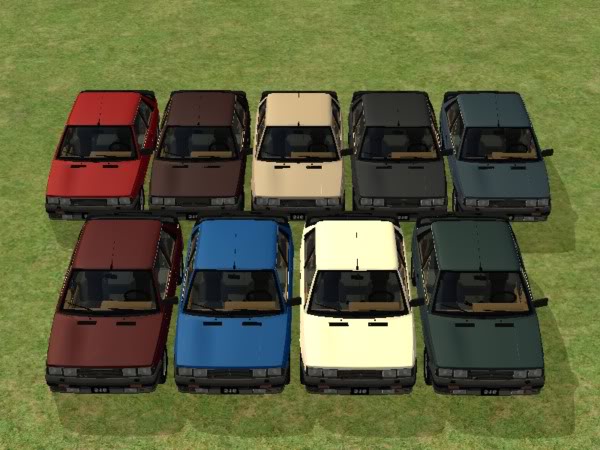 9 Recolors of VoVillia's 1983 Renault 11 Phase 1 Coupe Screenshot-30