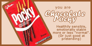 Quel pocky (gateau japonais) tes-vous ? Choco