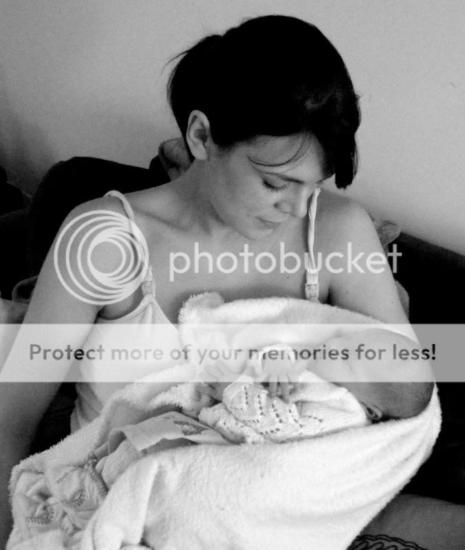 The birth story of Klara Elise - VBAC!!!! KlaraandMummyat3daysoldbw