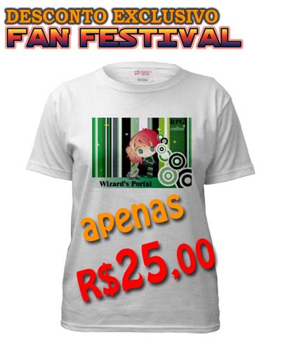 Fan Festival com WP - 15 de Agosto Camiseta-promocao