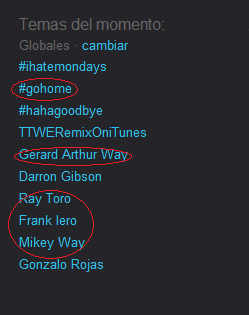 MCR es dueño de Twitter TTglobal