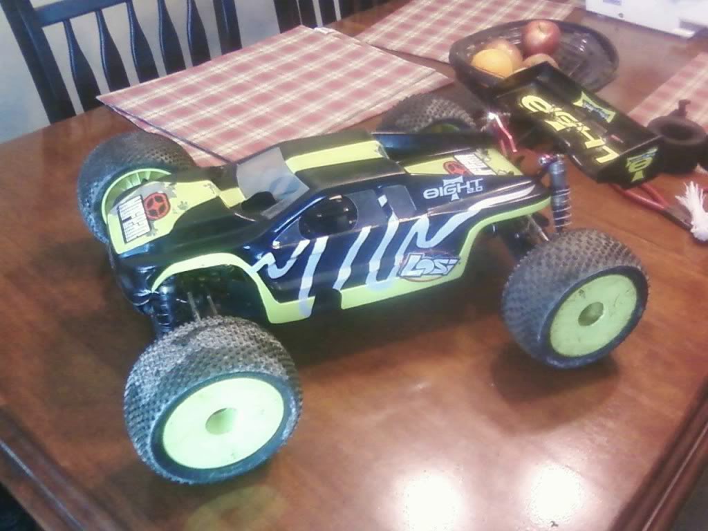 1/8 losi Truggy (Roller) Elect conversion. 1-8thscale