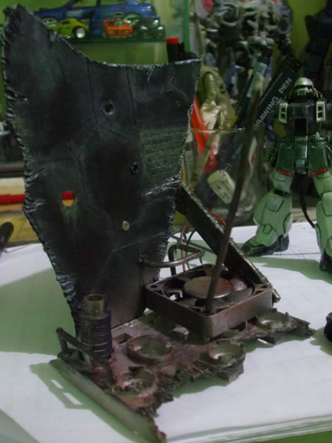 FG 144 zaku with small diorama...(murah meriah) DSCF8881