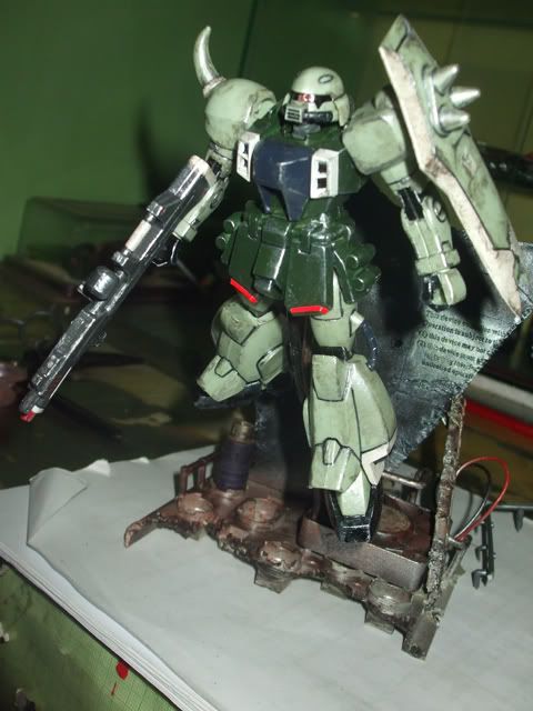 FG 144 zaku with small diorama...(murah meriah) DSCF8898