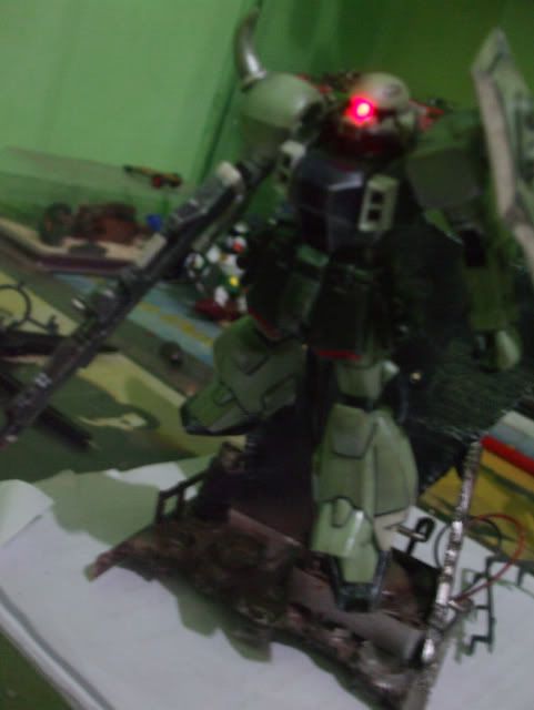 FG 144 zaku with small diorama...(murah meriah) DSCF8899