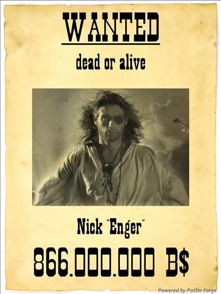 Nick "Enger" WantedPoster