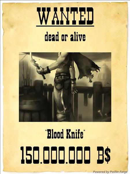 "Blood Knife" WantedPoster6