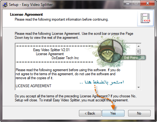 أفضل وأقوى برنامج لعمل مونتاج للافلام وتقطيعها Easy Video Splitter 2.01 2