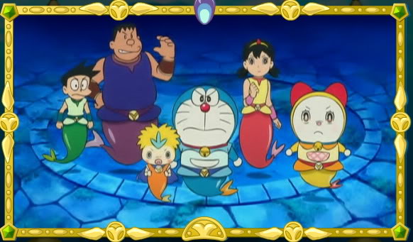 1 ใน อนิเมะหนังโรงจ่อคิวปี 2010 เรื่อง Doraemon Nobita no Ningyo Daikaisen T19