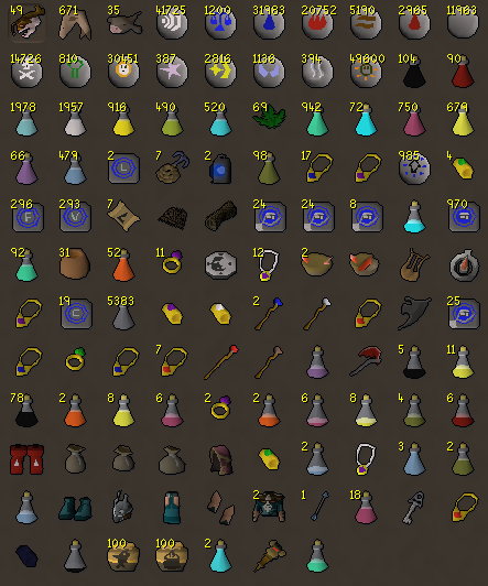 How do you organise your potions tab? Potjunktab