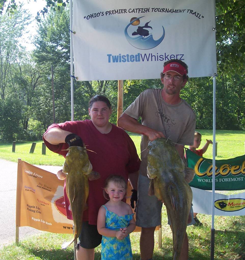 TwistedWhiskerz Anglers cats over 10  pounds pics  OhioRiverSkipMartin3950poundFlathead