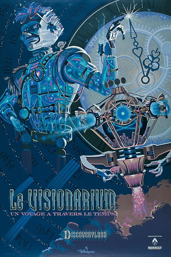 Poster Art of the Disney Parks [Disney Editions - 2012] Visionarium