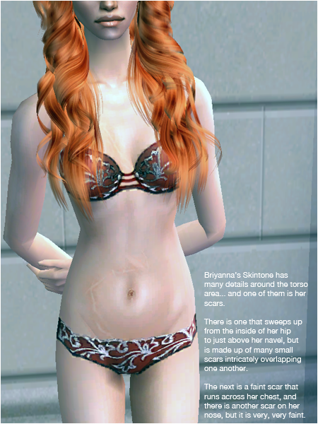 [Sim] Briyanna (S2) Scars