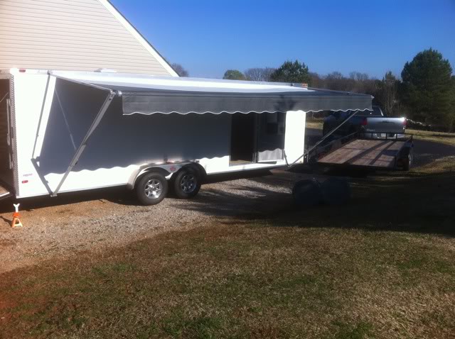 cargo trailer camper - My new cargo trailer/Toy Hauler IMG_0459