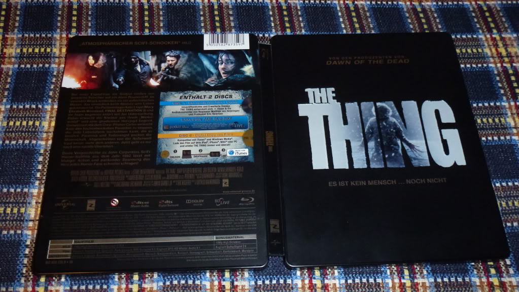 The Thing Blu-Ray Steelbook (1982 & 2011) P1000835