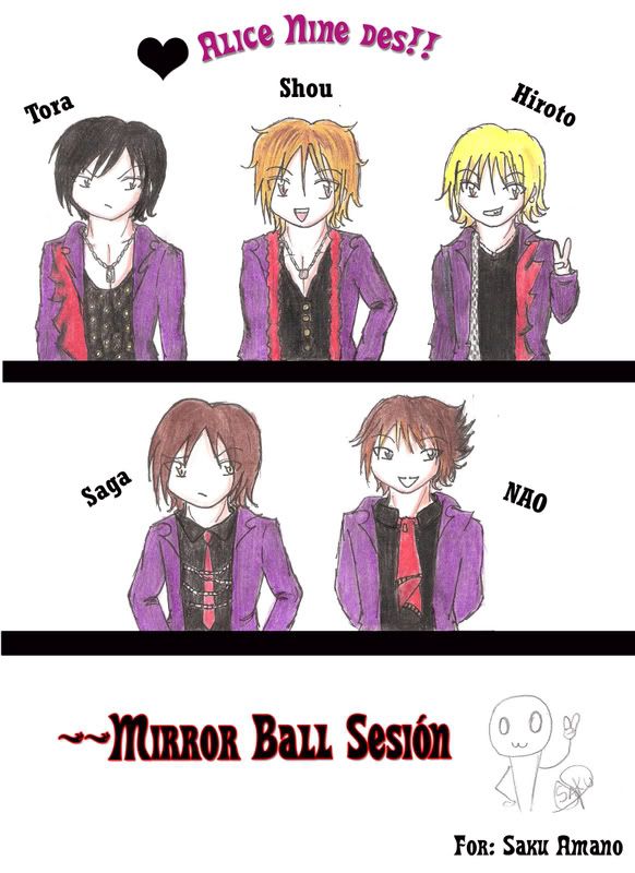 Alice Nine manga :3 Mirror1