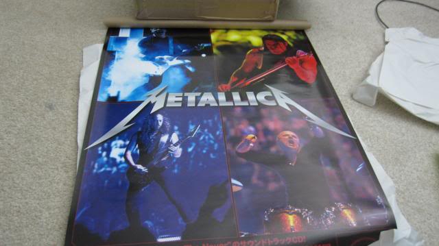 "Over Drive" shipped with "Metallica" posters IMG_2192