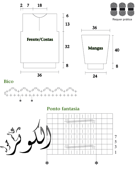 احدث موضة كروشية 2018,مع الباترون Receita_blusa_elk_1