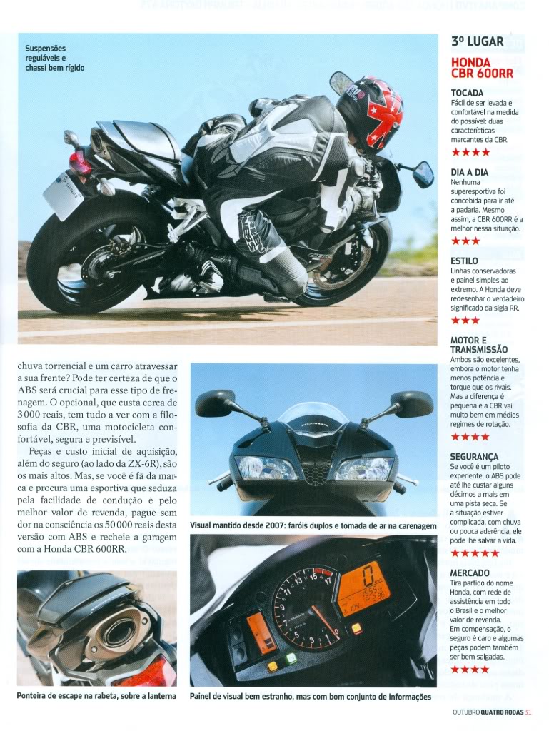 A Rainha entra na Roda  -  Revista Moto - outubro/2010 Pagina4