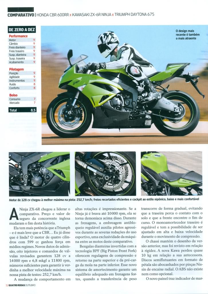 A Rainha entra na Roda  -  Revista Moto - outubro/2010 Pagina5