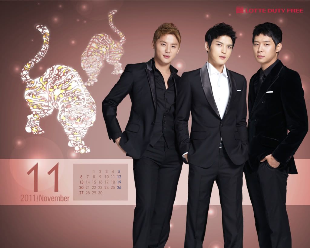 [Pics][28102011]  JYJ và Lịch tháng 11/2011 của Lotte Duty Free Ksjfsn