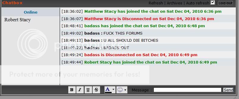 Bad language via chatbox Badlanguageinchat