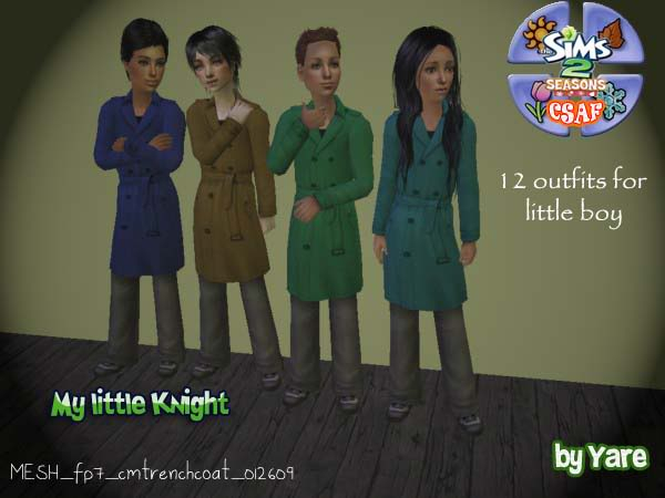 :: Little Boy & Teen Outwares :: 12 Outfits by Yare Littleking01