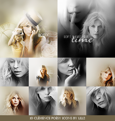 Chall # 482 - Icons - Clémence Poésy Clemencetapiz