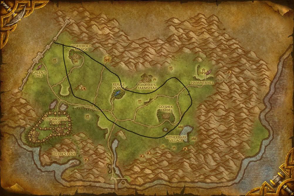 Worgen Threat WorldMap-Arathi