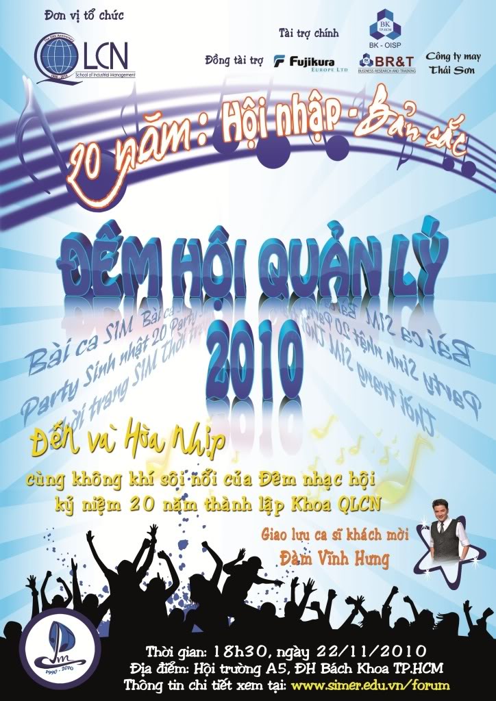 Đêm hội Quản lý 2010 - ĐHBK PosterDHQL-bannh