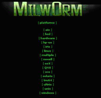 Milw0rm.com Milworm3