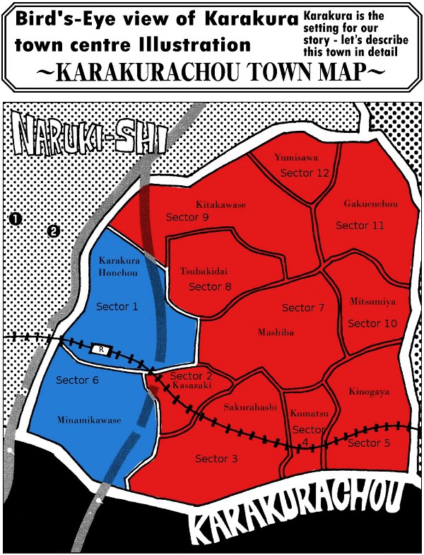 Conquest Map I: Karakura Town BleachPlot-1Map-shrunken
