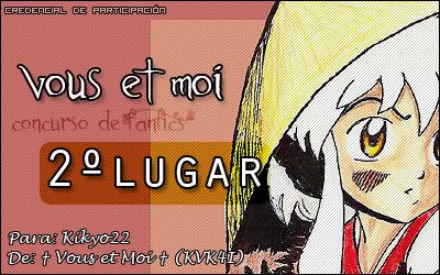 † . x Vous et Moi x . † |||  [Información + Codes + Únete!!] - Página 16 Kikyo22Award