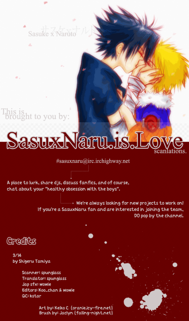 [SA/Ya] Doujinshi SasuNaru - Page 2 Sasuxnaruwhitedaycredit