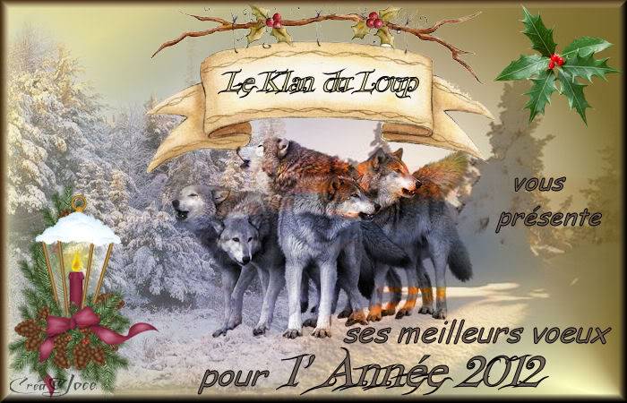 Bonne et heureuse année 2012 à tous KlanduLoup2012