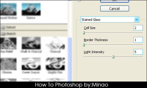 How To : การทำขอบรูปแบบแปลกๆ Photoshop FF2