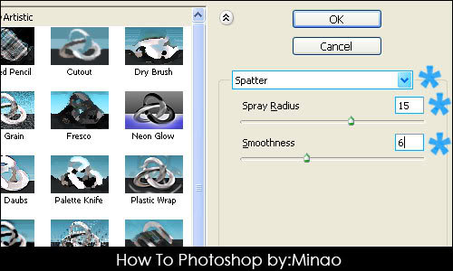 How To : การทำขอบรูปแบบแปลกๆ Photoshop FF5