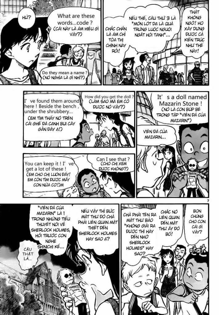 Detective Conan chap 746 : Sự trợ giúp của Holmes - Tiếng Việt  C9