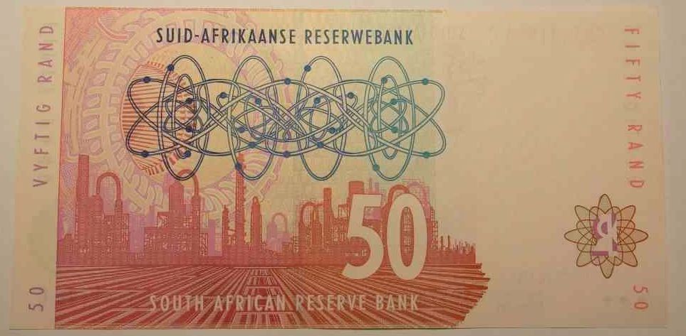 50 Rand Sudáfrica, 1999 (Obra de arte) Reverso_zps92f185c3