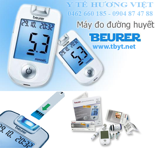 Bán máy đo đường huyết, máy đo tiểu đường MyonghuytBeurerGL40