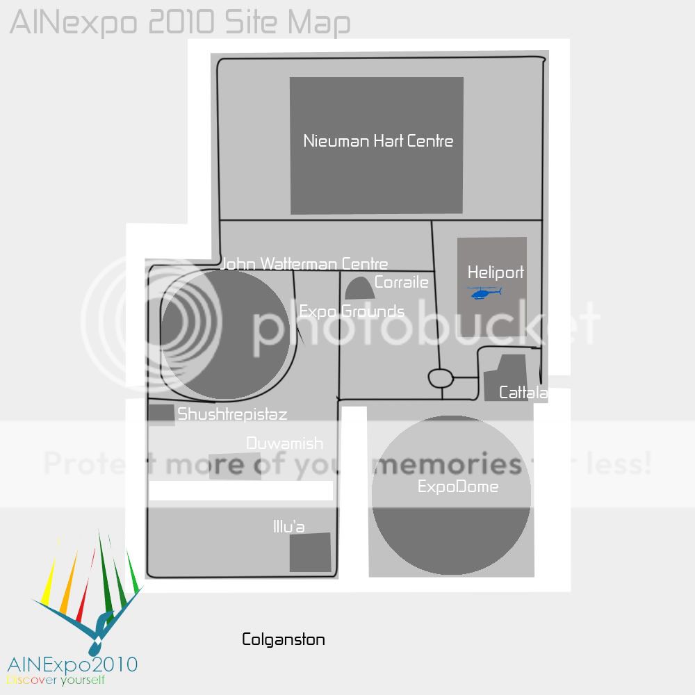 The Pavillions AINExpositemap