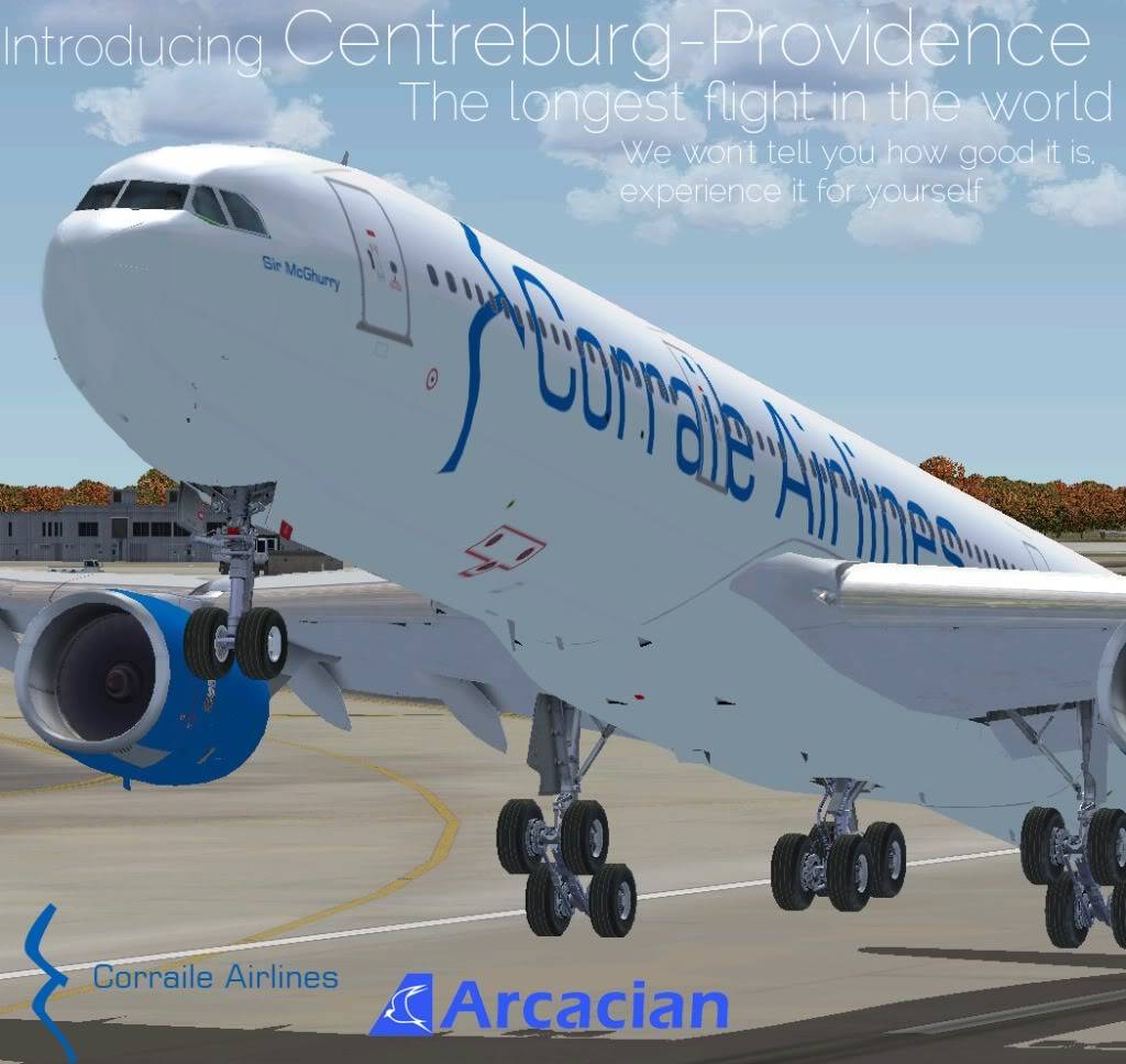 Corraile Airlines and Arcacian Airlines launch the world's longest commercial flight Longestflight